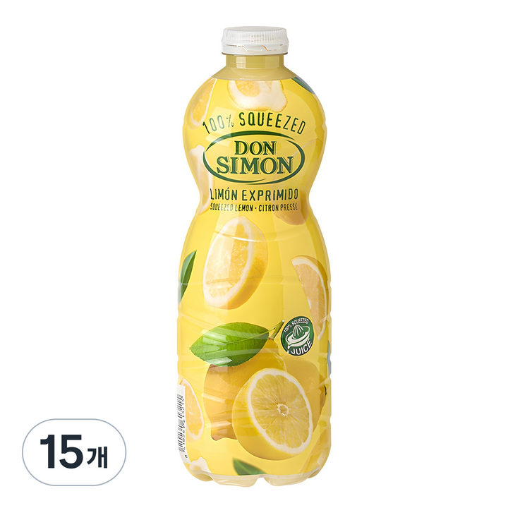 돈시몬 NFC 레몬즙, 1L, 15개