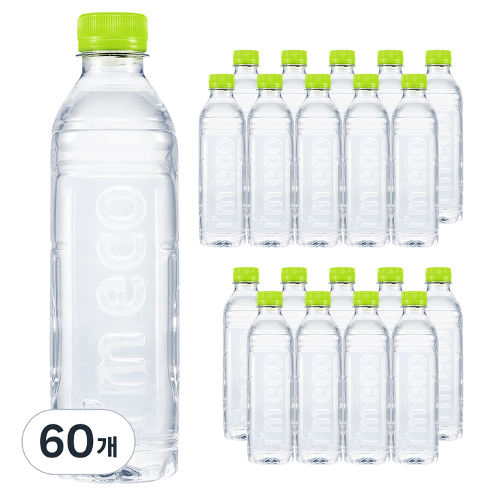 아임에코 깨끗한 샘 무라벨, 500ml, 60개