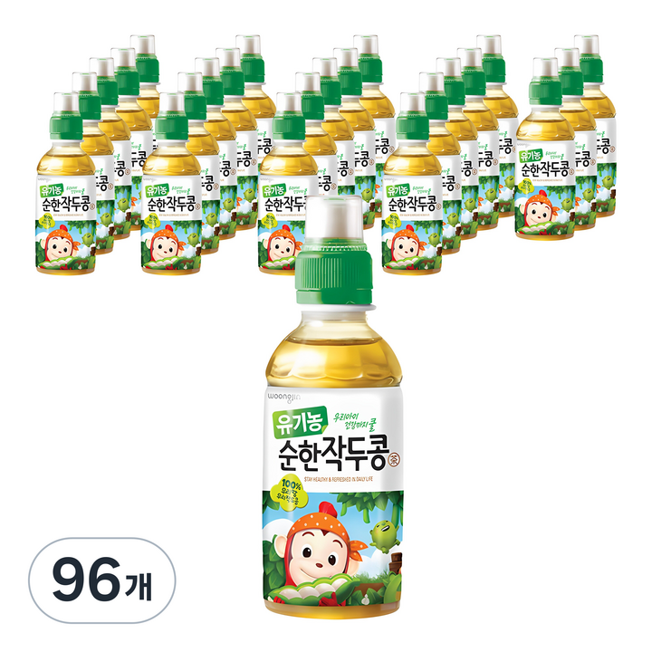 웅진 유기농 순한작두콩, 200ml, 96개