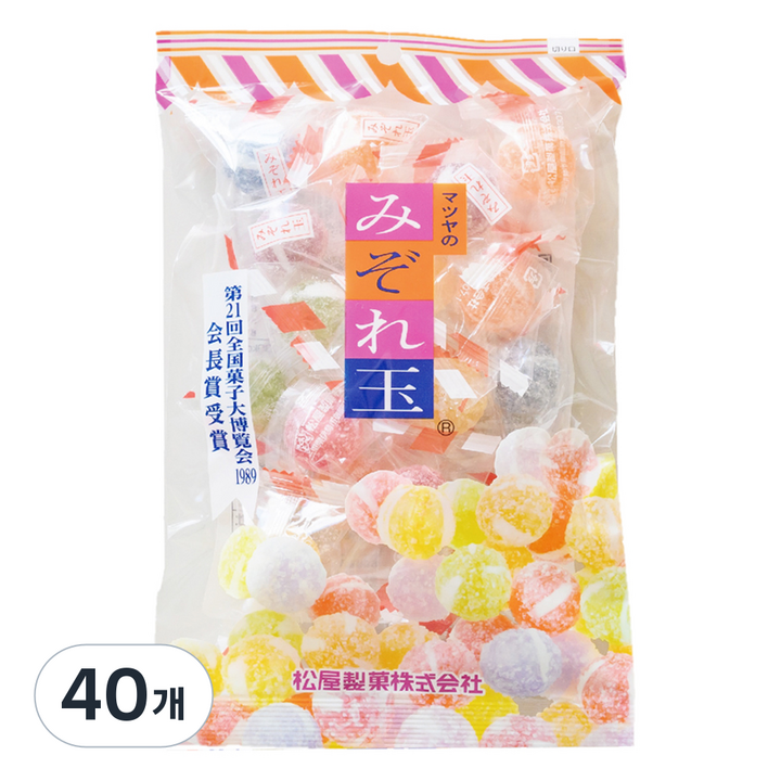 마츠야 미조레다마(볼사탕), 160g, 40개