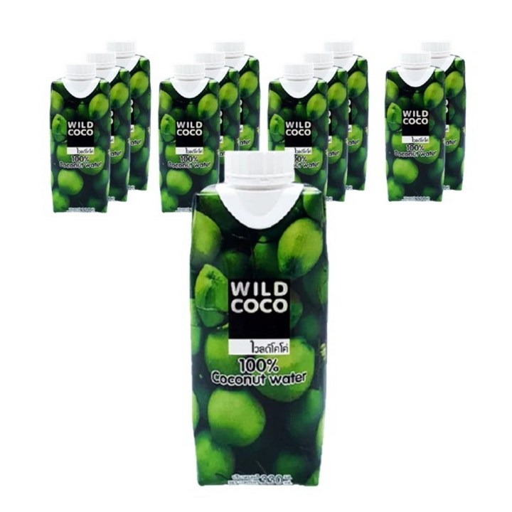 TAKO 와일드 코코넛 워터, 330ml, 12개