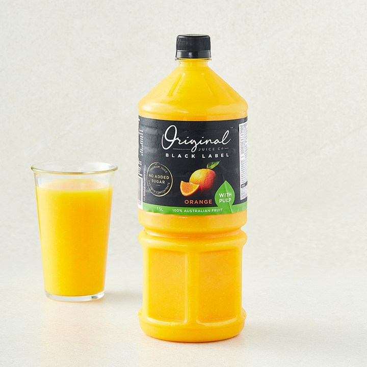 블랙라벨 오렌지주스 펄프, 1개, 1.5L