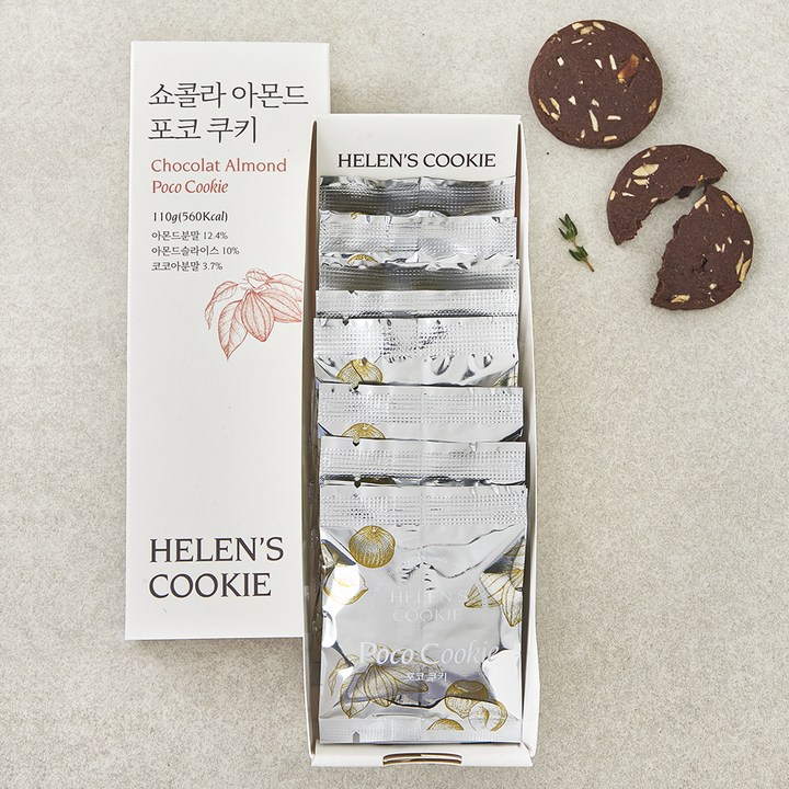 비건헬렌스 쇼콜라 아몬드 포코쿠키, 110g, 1개입, 1개