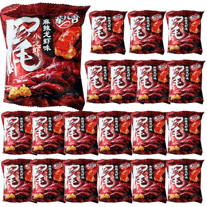 룽쌰워이 펑화스핀 마라과자, 20g, 20개
