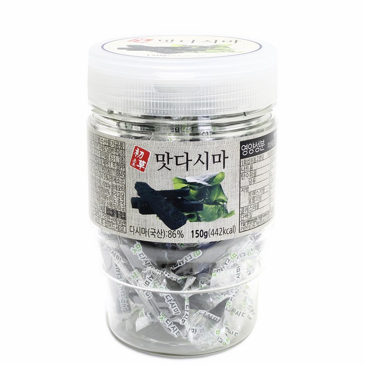 colorfood 초초 맛다시마 젤리 컵홀더, 150g, 1개