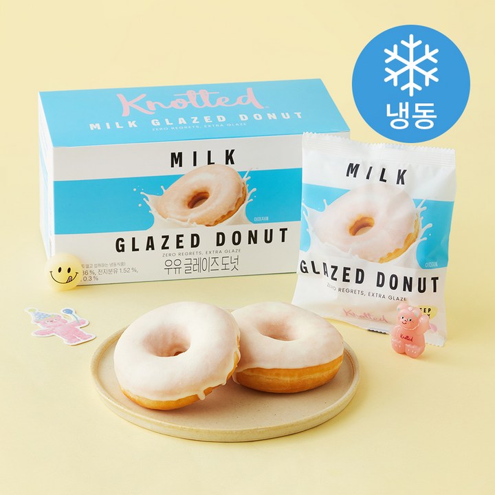 노티드 우유 글레이즈 도넛 (냉동), 50g, 1개, 5개입