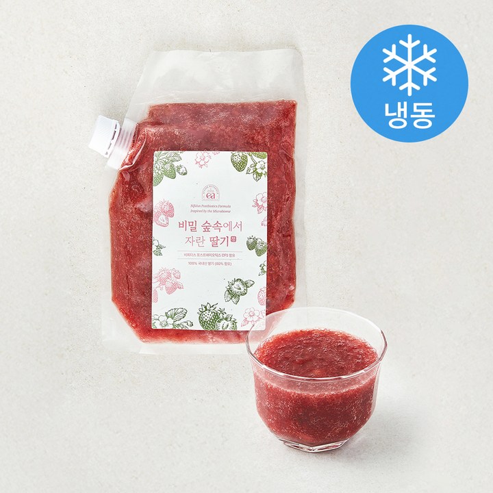 아디즈 비밀 숲속에서 자란 딸기청 (냉동), 1kg, 1개