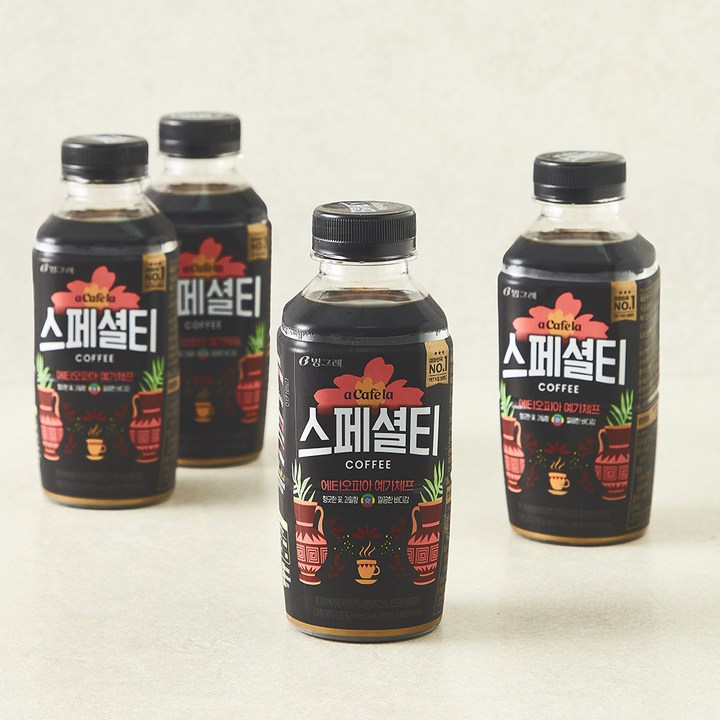 아카페라 스페셜티 에티오피아 예가체프, 4개, 460ml