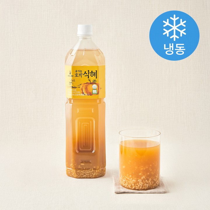 네니아 유기가공식품 인증 호박식혜 (냉동), 1개, 1.5L