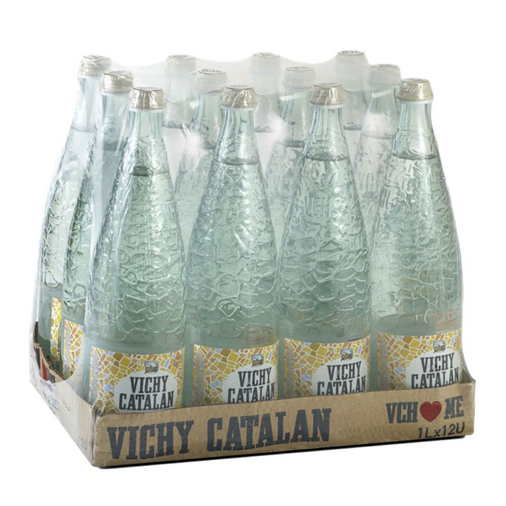 비쉬카탈란 스파클링워터, 12개, 1L