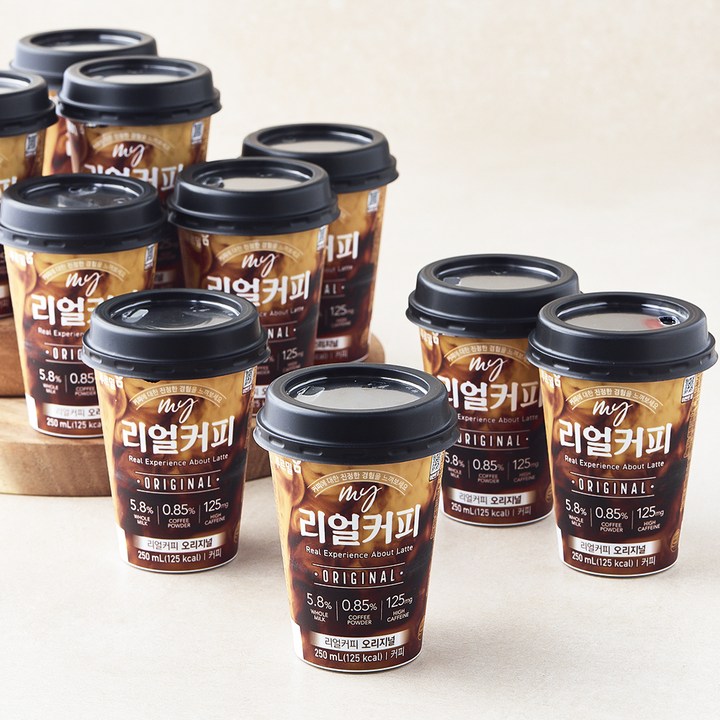 푸르밀 리얼커피 오리지널, 10개, 250ml