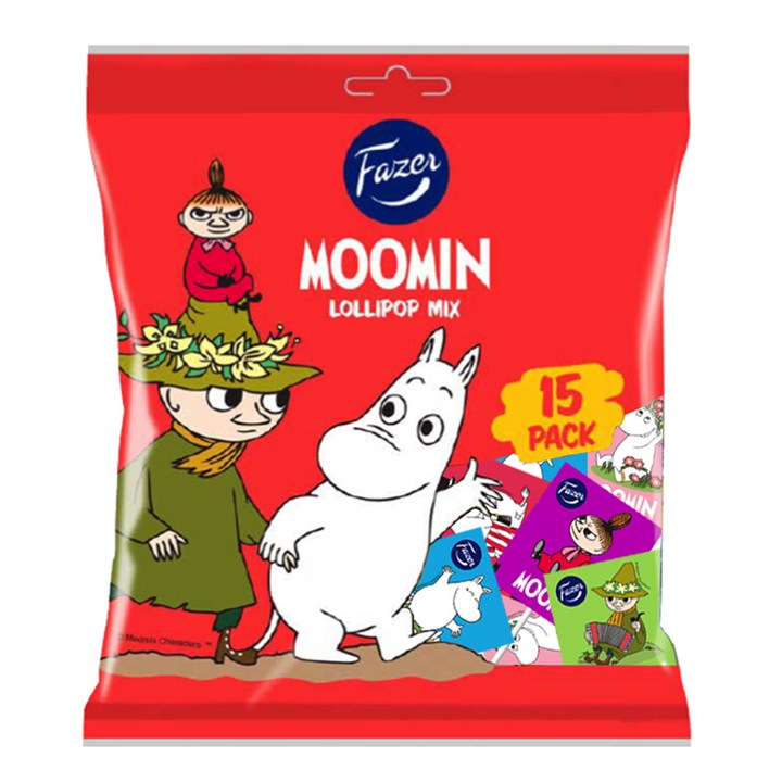 파제르 무민 롤리팝 믹스 캔디, 120g, 1개