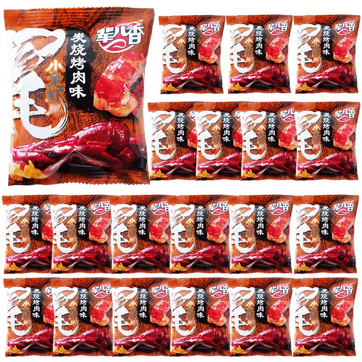 룽쌰워이 펑화스핀 바베큐향 마라과자, 20g, 20개