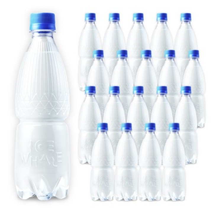 광동제약 아이스웨일 플레인 탄산수 무라벨, 500ml, 20개