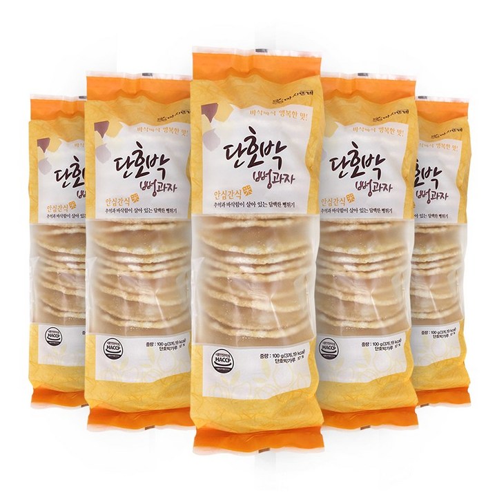 마시뜨레 단호박 뻥과자, 100g, 5개