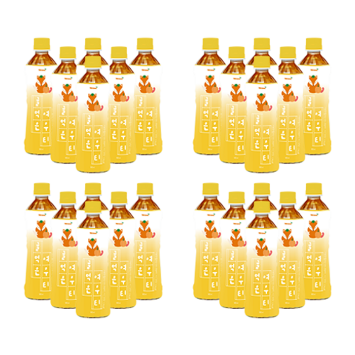 티트리트 귤먹은 여우티 페트, 24개, 500ml