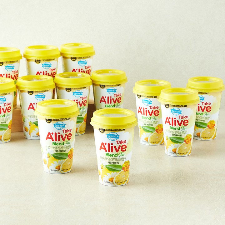 테이크얼라이브 블렌드 레몬 캐모마일, 12개, 300ml