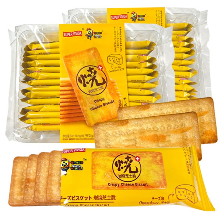 뉴트리365 크리스피 치즈맛 비스킷 26p, 288g, 2개