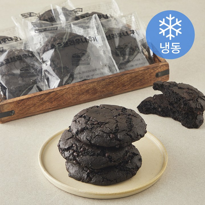 초코브라우니 쿠키 (냉동), 90g, 12개, 1개입