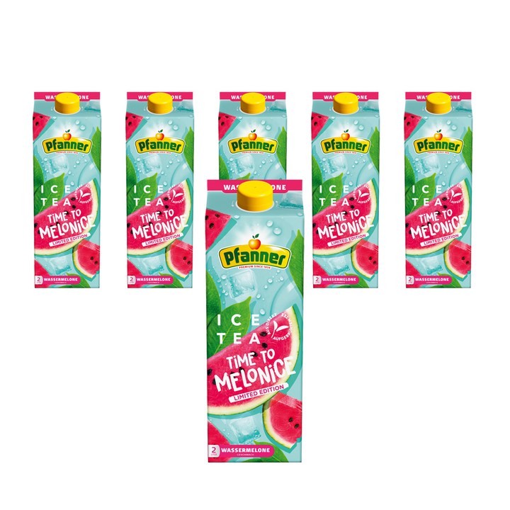 파너 아이스티 수박, 2L, 6개