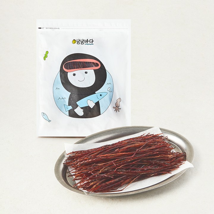 냠냠바다 빼빼 얇은 오징어실채, 1개, 100g