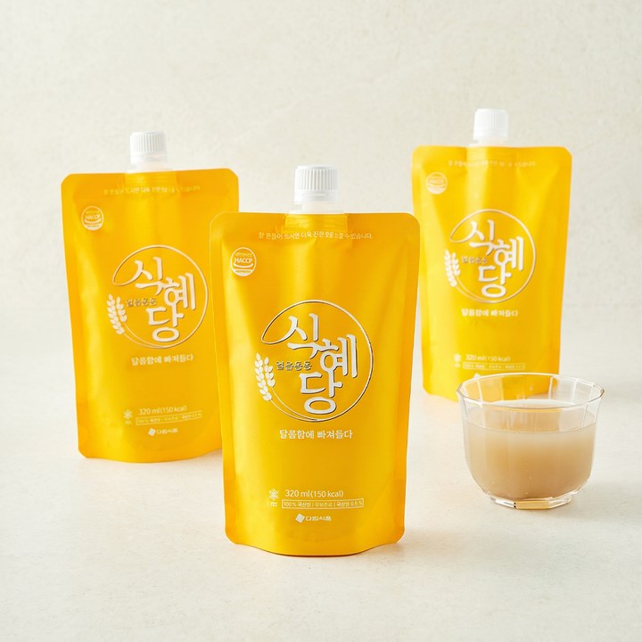 다림식품 식혜당, 3개, 320ml