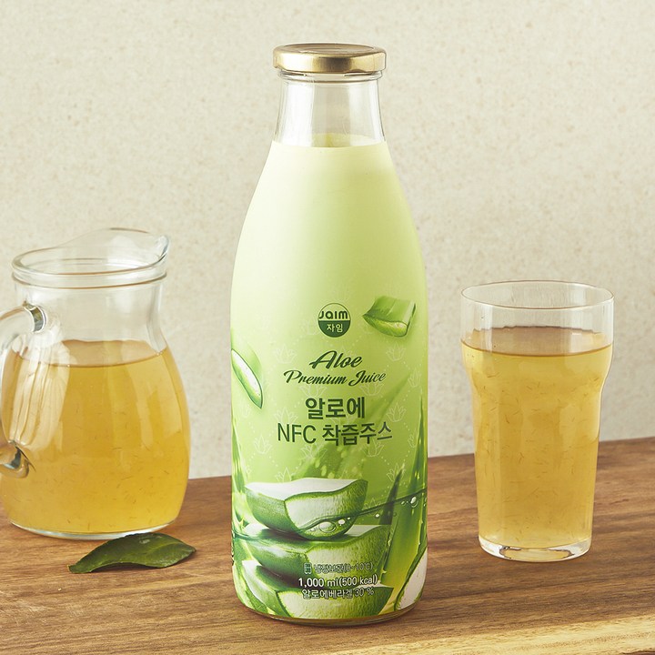 자임 알로에 NFC 착즙주스, 1개, 1L