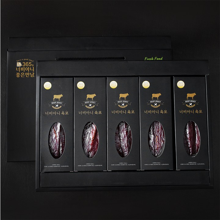 너비아니 육포 선물세트, 10개, 60g