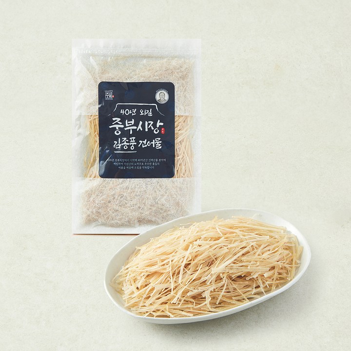 주일 40년외길 중부시장 김종풍 오징어실채, 1개, 200g