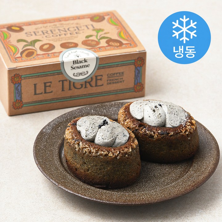 세렝게티커피 흑임자 티그레 (냉동), 60g, 2개입, 1개
