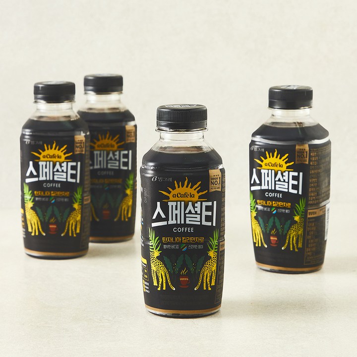 아카페라 스페셜티 탄자니아 킬리만자로, 4개, 460ml