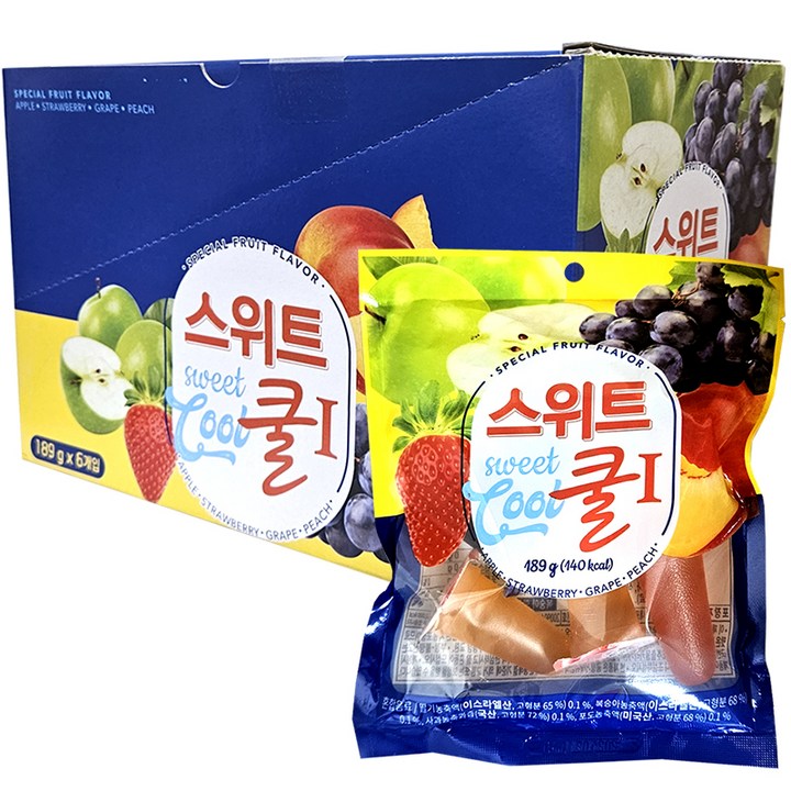 스위트쿨1 젤리 랜덤발송 7개입 6봉, 1.134kg, 1개