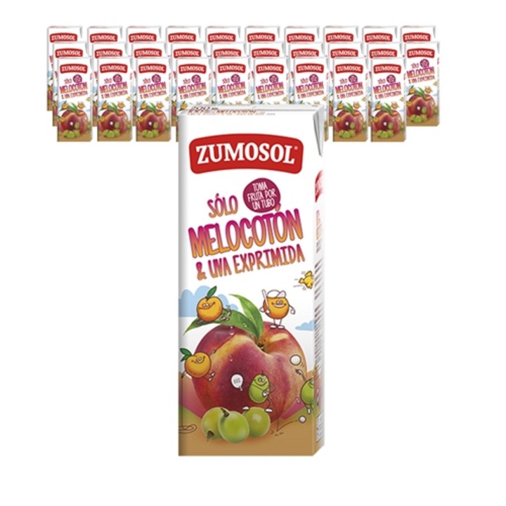 주모솔 100% 착즙 복숭아포도 주스, 200ml, 30개