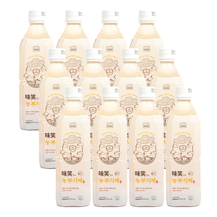 미소 농부식혜, 12개, 500ml