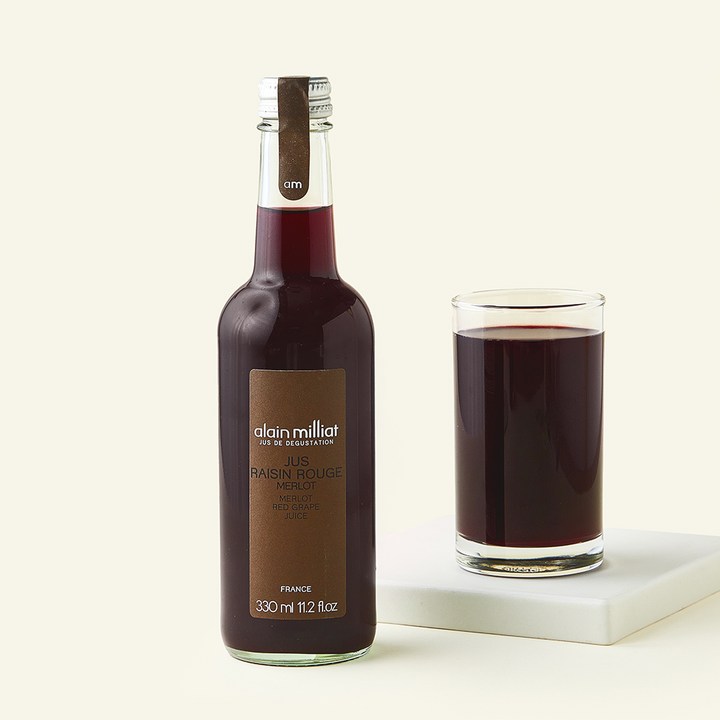 알랭밀리아 메를로 포도주스, 1개, 330ml