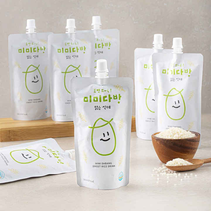 미미다방 맑은 식혜, 180ml, 7입