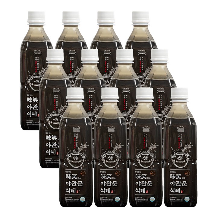 미소 야관문 식혜, 12개, 500ml