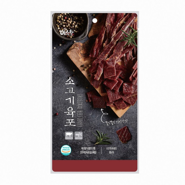 미소향 소고기육포, 80g, 1개