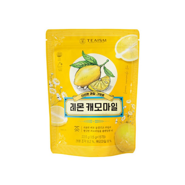 티이즘 레몬 캐모마일, 1.5g, 15개입, 1개