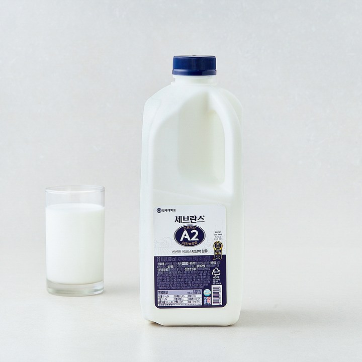세브란스에이투 연세유업 전용목장 A2 단백 우유, 1개, 1.8L