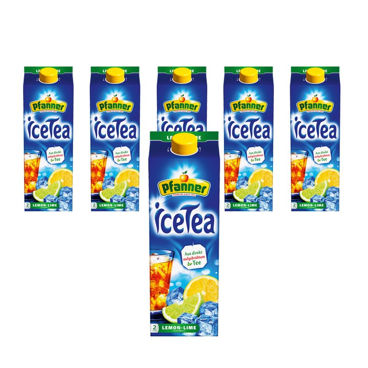 파너 아이스티 레몬라임, 2L, 6개