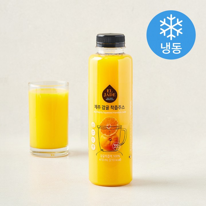 엘제이드 제주 감귤 착즙주스 (냉동), 1개, 410ml