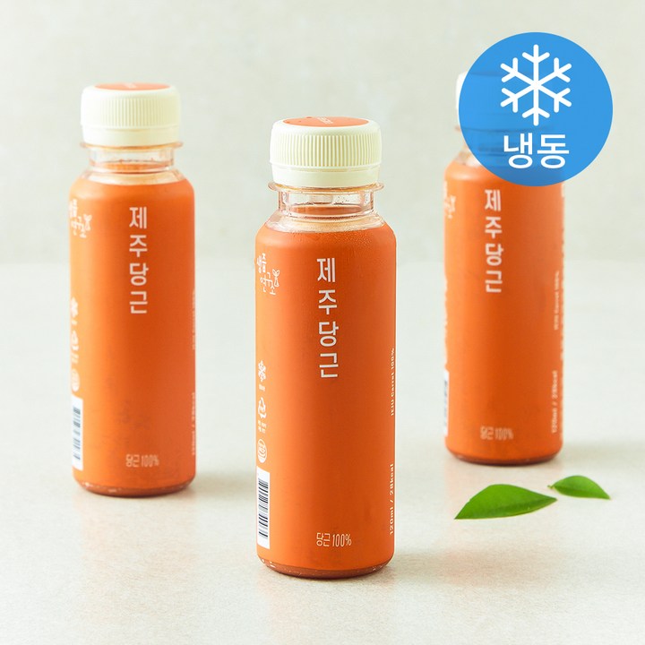 생즙연구소 제주당근주스 (냉동), 3개, 120ml