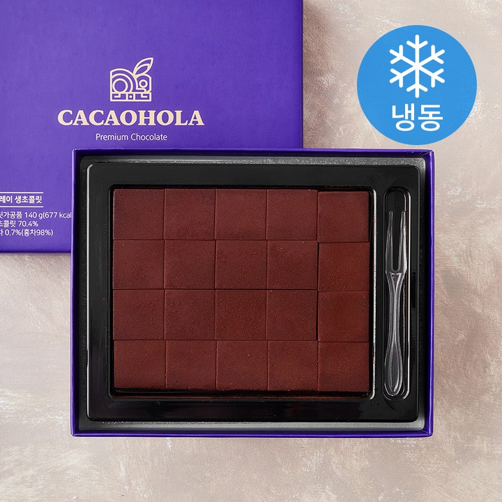 카카올라 얼그레이 생초콜릿 (냉동), 140g, 1개