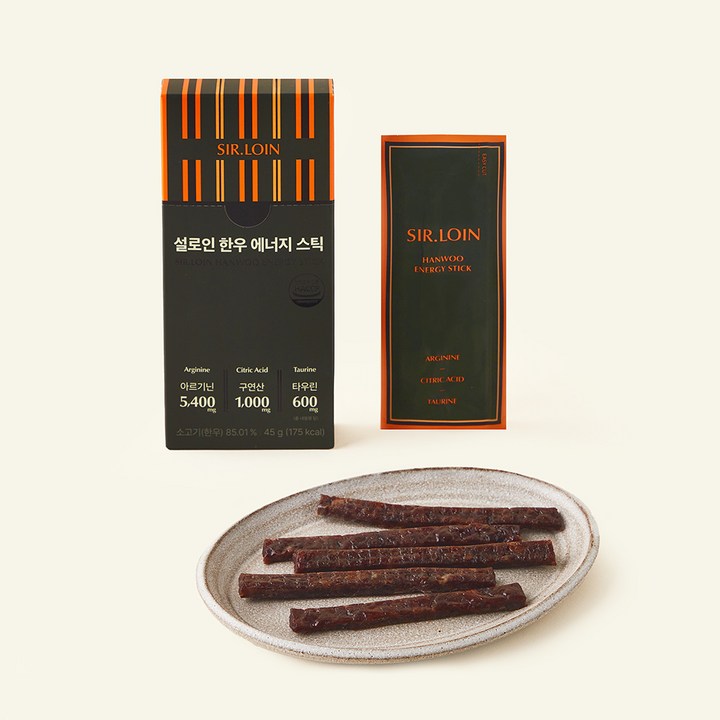 설로인 한우 에너지스틱 육포, 1개, 45g