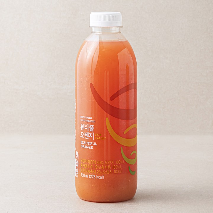 잠바주스 과채주스 뷰티풀오렌지 for family, 1개, 750ml