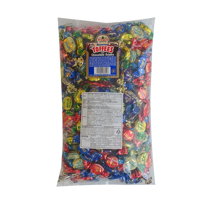 워커스 어쏠티드 토피스 앤드 초콜릿 에클레어, 2.5kg, 1개