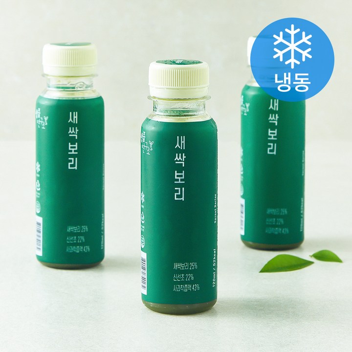 생즙연구소 새씩보리 (냉동), 3개, 120ml