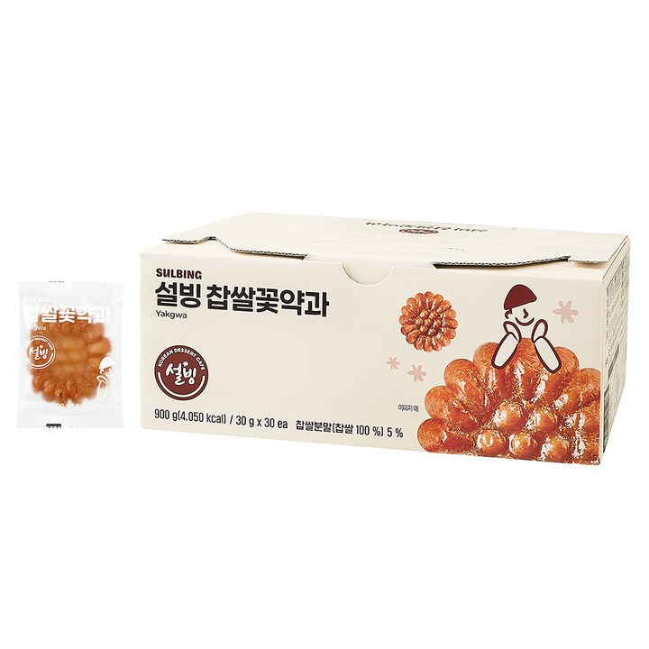 설빙 찹쌀꽃약과, 900g, 1개