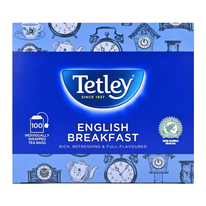 테틀리 잉글리쉬 브렉퍼스트 티백, 2g, 25개입, 4개, 2g